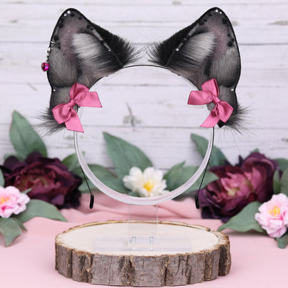 Pre-order slot: Black & Grey Canine ears