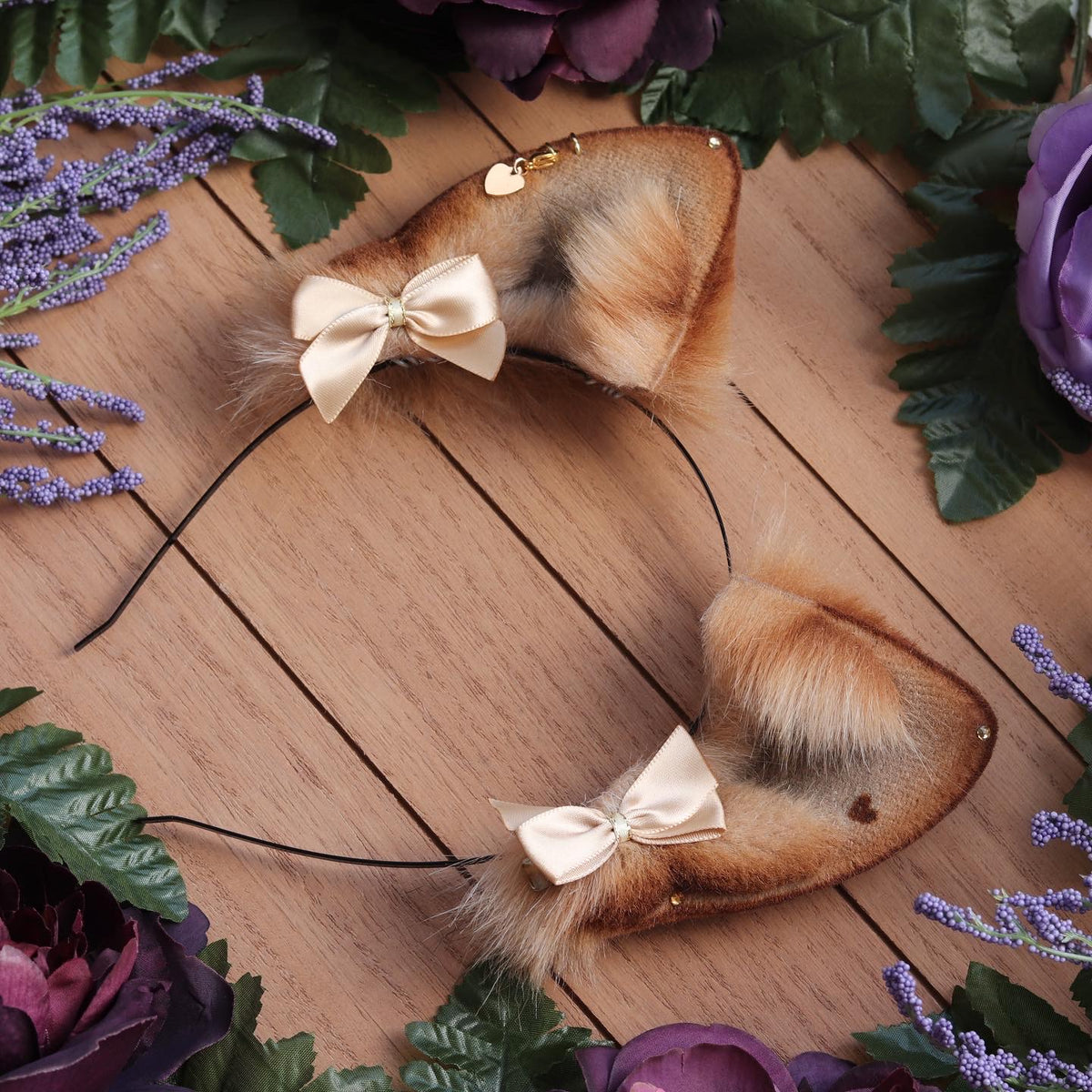 Red (warm blonde) Shiba Inu ears